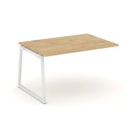 Style Project Fusion SN-4T1.NSPRG-004.3 (Тиквуд светлый/Белый) Проходной наборный элемент переговорного стола