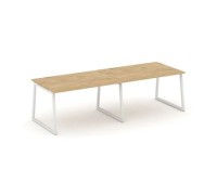 Стайл Проджект Фьюжн SN-4T1.SPRG-014.3 (Тиквуд светлый/Белый) Стол переговорный