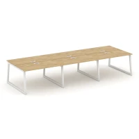 SN-5T1.DRS-073 (Тиквуд светлый/Белый) Рабочая станция двухсторонняя