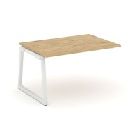 Style Project Fusion SN-5T1.NSPRG-002.3 (Тиквуд светлый/Белый) Проходной наборный элемент переговорного стола