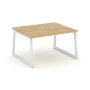 SN-5T1.SPRG-034.3 Переговорный стол, цвет тиквуд светлый, белый