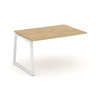 Style Project Fusion SN-6T1.NSPRG-003.3 (Тиквуд светлый/Белый) Проходной наборный элемент переговорного стола