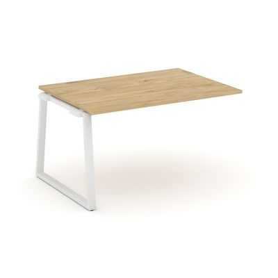 Style Project Fusion SN-6T1.NSPRG-003.3 (Тиквуд светлый/Белый) Проходной наборный элемент переговорного стола