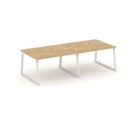 Стайл Проджект Фьюжн SN-6T1.SPRG-043.3 (Тиквуд светлый/Белый) Стол переговорный