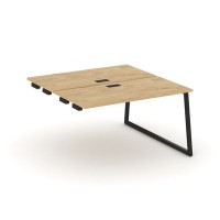 Style Project Fusion SN-4T1.DPRS-021 (Тиквуд светлый/Черный) Стол приставка к опорным элементам