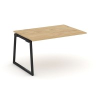 Style Project Fusion SN-4T1.NSPRG-001.3 (Тиквуд светлый/Черный) Проходной наборный элемент переговорного стола