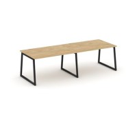 Стайл Проджект Фьюжн SN-4T1.SPRG-012.3 (Тиквуд светлый/Черный) Стол переговорный