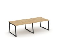 Стайл Проджект Фьюжн SN-4T1.SPRG-043.3 (Тиквуд светлый/Черный) Стол переговорный