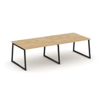 Style Project Fusion SN-4T1.SPRG-043.3 (Тиквуд светлый/Черный) Стол переговорный