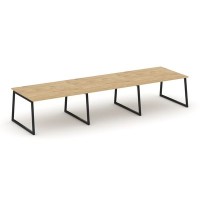 Style Project Fusion SN-4T1.SPRG-054.3 (Тиквуд светлый/Черный) Стол переговорный