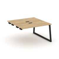 Style Project Fusion SN-5T1.DPRS-013 (Тиквуд светлый/Черный) Стол приставка к опорным элементам