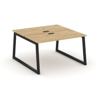 Style Project Fusion SN-5T1.DRS-002 (Тиквуд светлый/Черный) Рабочая станция двухсторонняя