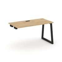 Style Project Fusion SN-5T1.OPRS-001 (Тиквуд светлый/Черный) Стол приставка к опорным элементам