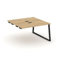 Style Project Fusion SN-6T1.DPRS-002 (Тиквуд светлый/Черный) Стол приставка к опорным элементам