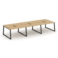 Style Project Fusion SN-6T1.DRS-083 (Тиквуд светлый/Черный) Рабочая станция двухсторонняя