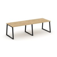 Style Project Fusion SN-6T1.SPRG-012.3 (Тиквуд светлый/Черный) Стол переговорный