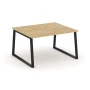 SN-6T1.SPRG-032.3 Переговорный стол, тиквуд светлый ЛДСП, черный