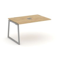 Style Project Fusion SN-4T1.NSPRG-003 (Тиквуд светлый/Серый) Проходной наборный элемент переговорного стола