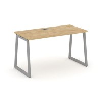 Style Project Fusion SN-4T1.SP-022 (Тиквуд светлый/Серый) Стол письменный