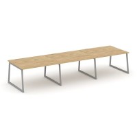 Style Project Fusion SN-4T1.SPRG-054.3 (Тиквуд светлый/Серый) Стол переговорный