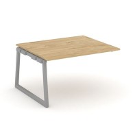 Style Project Fusion SN-5T1.NSPRG-032.3 (Тиквуд светлый/Серый) Проходной наборный элемент переговорного стола