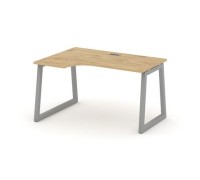 Стайл Проджект Фьюжн SN-5T1.SPA-022(L) (Тиквуд светлый/Серый) Стол рабочий эргономичный
