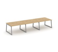 Стайл Проджект Фьюжн SN-5T1.SPRG-054.3 (Тиквуд светлый/Серый) Стол переговорный