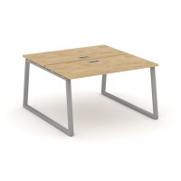 Style Project Fusion SN-6T1.DRS-021 (Тиквуд светлый/Серый) Рабочая станция двухсторонняя