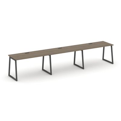 Style Project Fusion SN-4T1.ORS-051 (Вяз благородный/Антрацит) Рабочая станция односторонняя