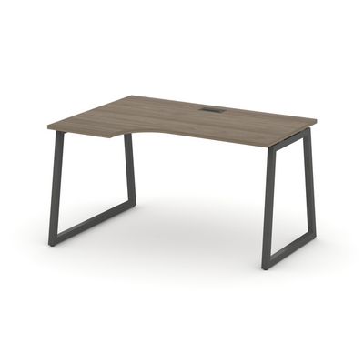 Style Project Fusion SN-4T1.SPA-001(L) (Вяз благородный/Антрацит) Стол рабочий эргономичный