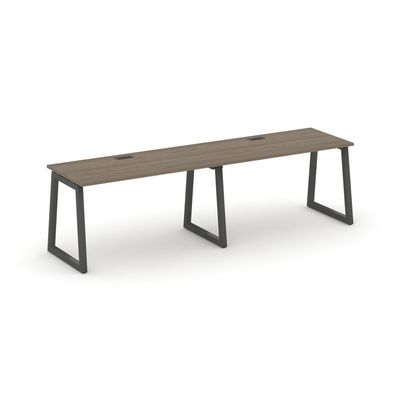 Style Project Fusion SN-5T1.ORS-014 (Вяз благородный/Антрацит) Рабочая станция односторонняя