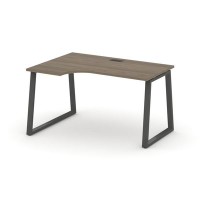 Style Project Fusion SN-6T1.SPA-021(L) (Вяз благородный/Антрацит) Стол рабочий эргономичный