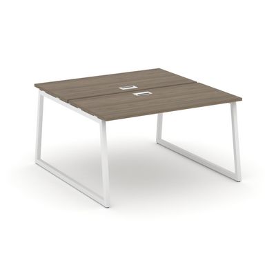 Style Project Fusion SN-4T1.DRS-002 (Вяз благородный/Белый) Рабочая станция двухсторонняя