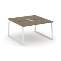 Style Project Fusion SN-4T1.DRS-021 (Вяз благородный/Белый) Рабочая станция двухсторонняя