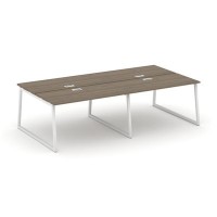 Style Project Fusion SN-4T1.DRS-054 (Вяз благородный/Белый) Рабочая станция двухсторонняя