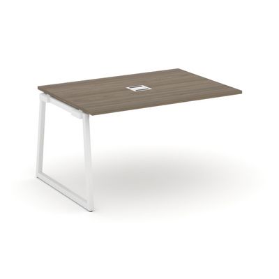 Style Project Fusion SN-4T1.NSPRG-002 (Вяз благородный/Белый) Проходной наборный элемент переговорного стола