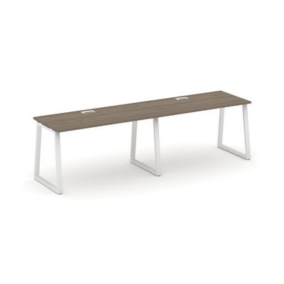 Style Project Fusion SN-6T1.ORS-002 (Вяз благородный/Белый) Рабочая станция односторонняя