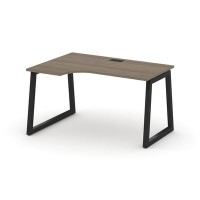 Style Project Fusion SN-5T1.SPA-021(L) (Вяз благородный/Черный) Стол рабочий эргономичный