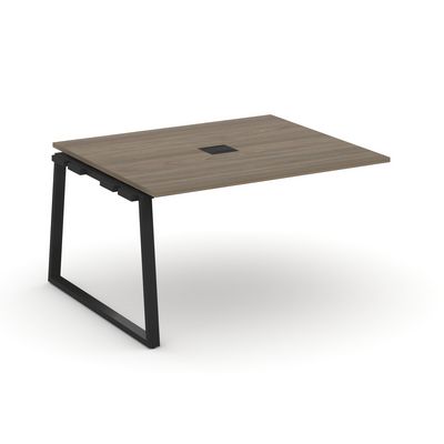 Style Project Fusion SN-6T1.NSPRG-032 (Вяз благородный/Черный) Проходной наборный элемент переговорного стола