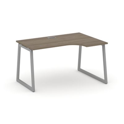 Style Project Fusion SN-4T1.SPA-002(R) (Вяз благородный/Серый) Стол рабочий эргономичный