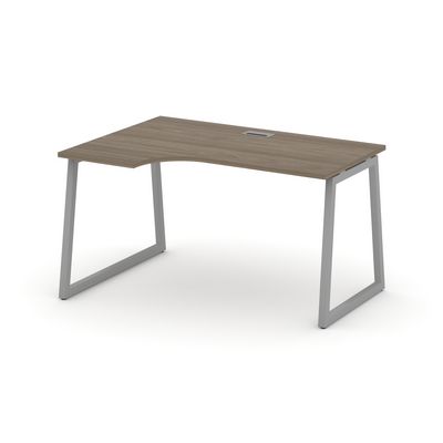 Style Project Fusion SN-4T1.SPA-021(L) (Вяз благородный/Серый) Стол рабочий эргономичный