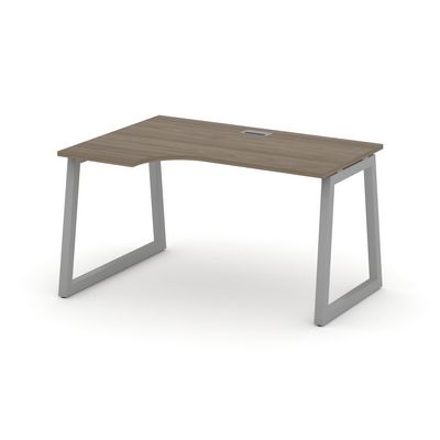 Style Project Fusion SN-5T1.SPA-011(L) (Вяз благородный/Серый) Стол рабочий эргономичный