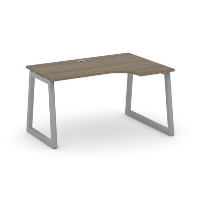 Style Project Fusion SN-5T1.SPA-012(R) (Вяз благородный/Серый) Стол рабочий эргономичный