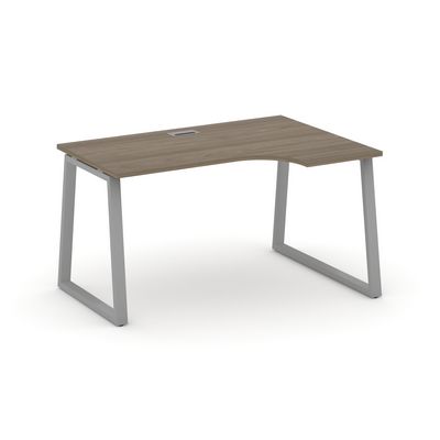 Style Project Fusion SN-6T1.SPA-012(R) (Вяз благородный/Серый) Стол рабочий эргономичный