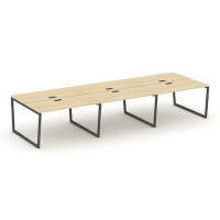 Style Project Fusion SN-4T2.DRS-062 (Акация лорка/Антрацит) Рабочая станция двухсторонняя