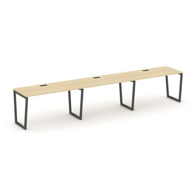 Style Project Fusion SN-4T2.ORS-052 (Акация лорка/Антрацит) Рабочая станция односторонняя