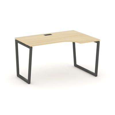 Style Project Fusion SN-4T2.SPA-001(R) (Акация лорка/Антрацит) Стол рабочий эргономичный