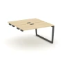 SN-5T2.DPRS-001 Стол приставка к опорным элементам, цвет ЛДСП акация лорка, м/к антрацит