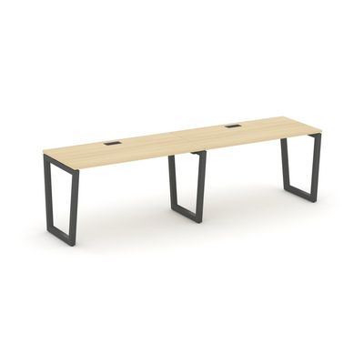 Style Project Fusion SN-5T2.ORS-021 (Акация лорка/Антрацит) Рабочая станция односторонняя