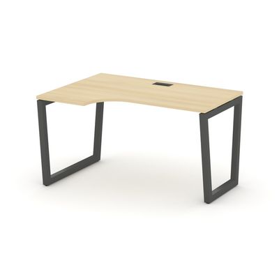 Style Project Fusion SN-5T2.SPA-002(L) (Акация лорка/Антрацит) Стол рабочий эргономичный